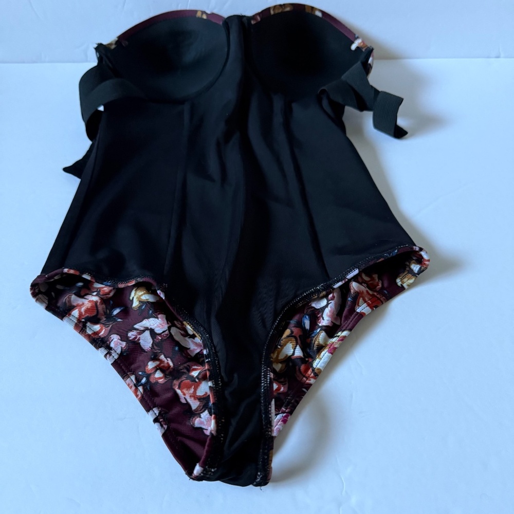 Beach Riot The Riviera Floral Underwire One Piece Swimsuit Size Small - Picture 11 of 15